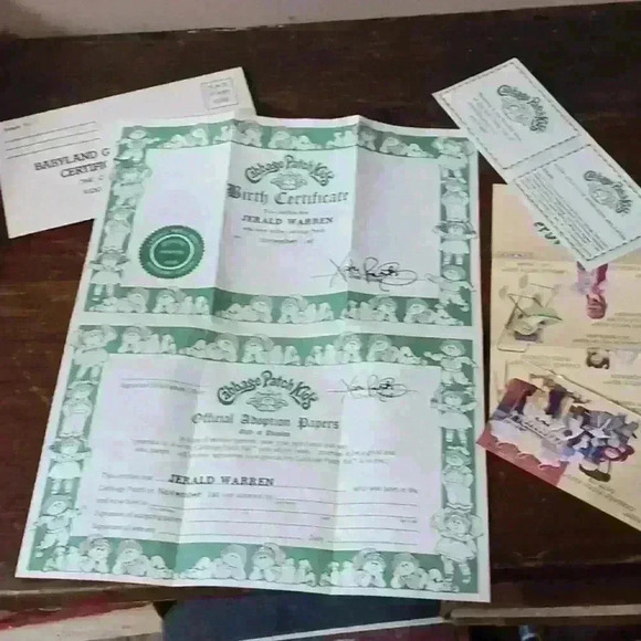 Vintage Cabbage Patch Kids 1984 W Xavier Roberts Signature - Picture 10 of 12